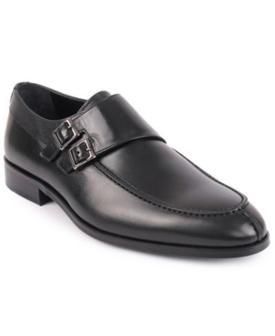 VELLAPAIS Men's Arlington Buckle Dress Shoes