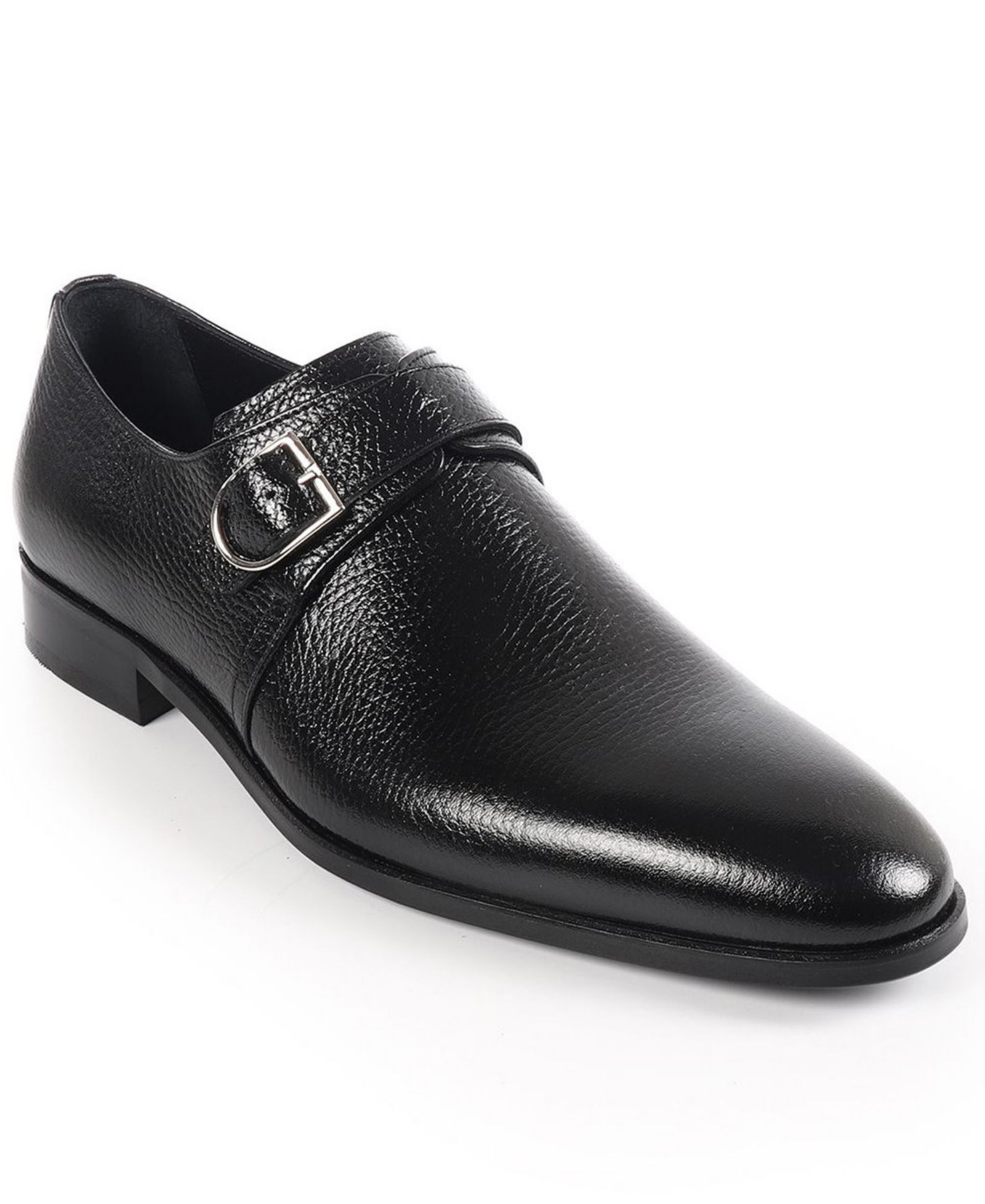 VELLAPAIS Men's Classic Buckled Dress Shoes