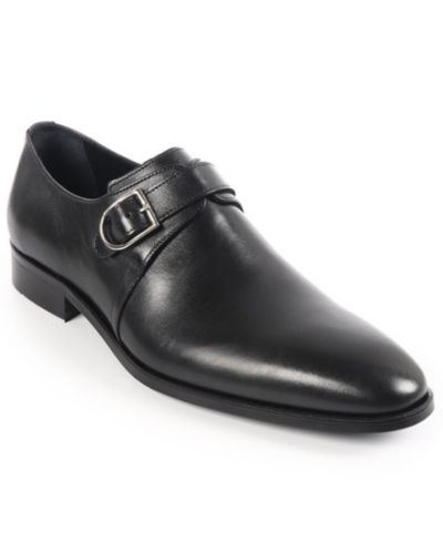 VELLAPAIS Men's Classic Buckled Dress Shoes