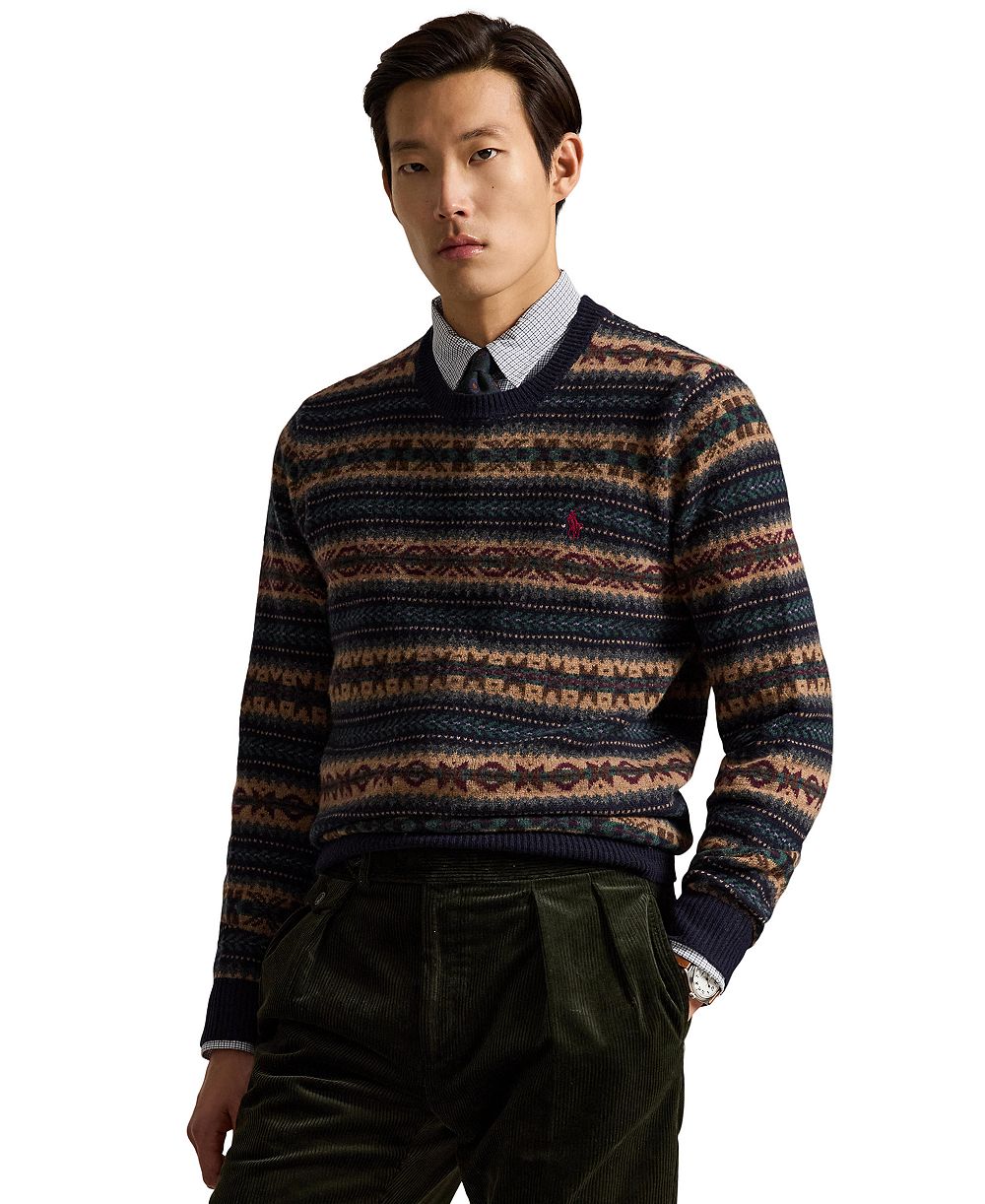 Polo Ralph Lauren Men's Fair Isle Wool Regular-Fit Sweater
