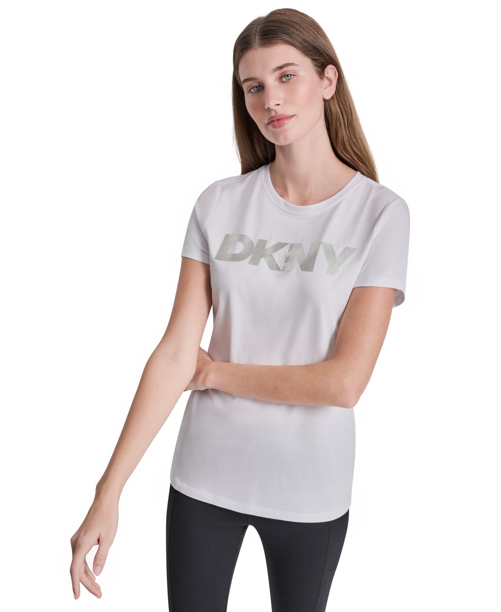 DKNY Sport Women's Foil Logo T-Shirt
