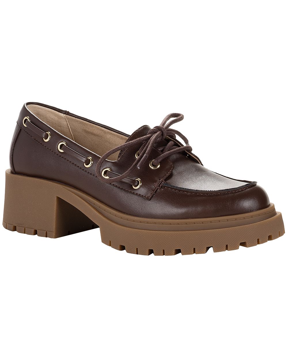 Женские лоферы Wild Pair Theraa Lug Sole Block Heel