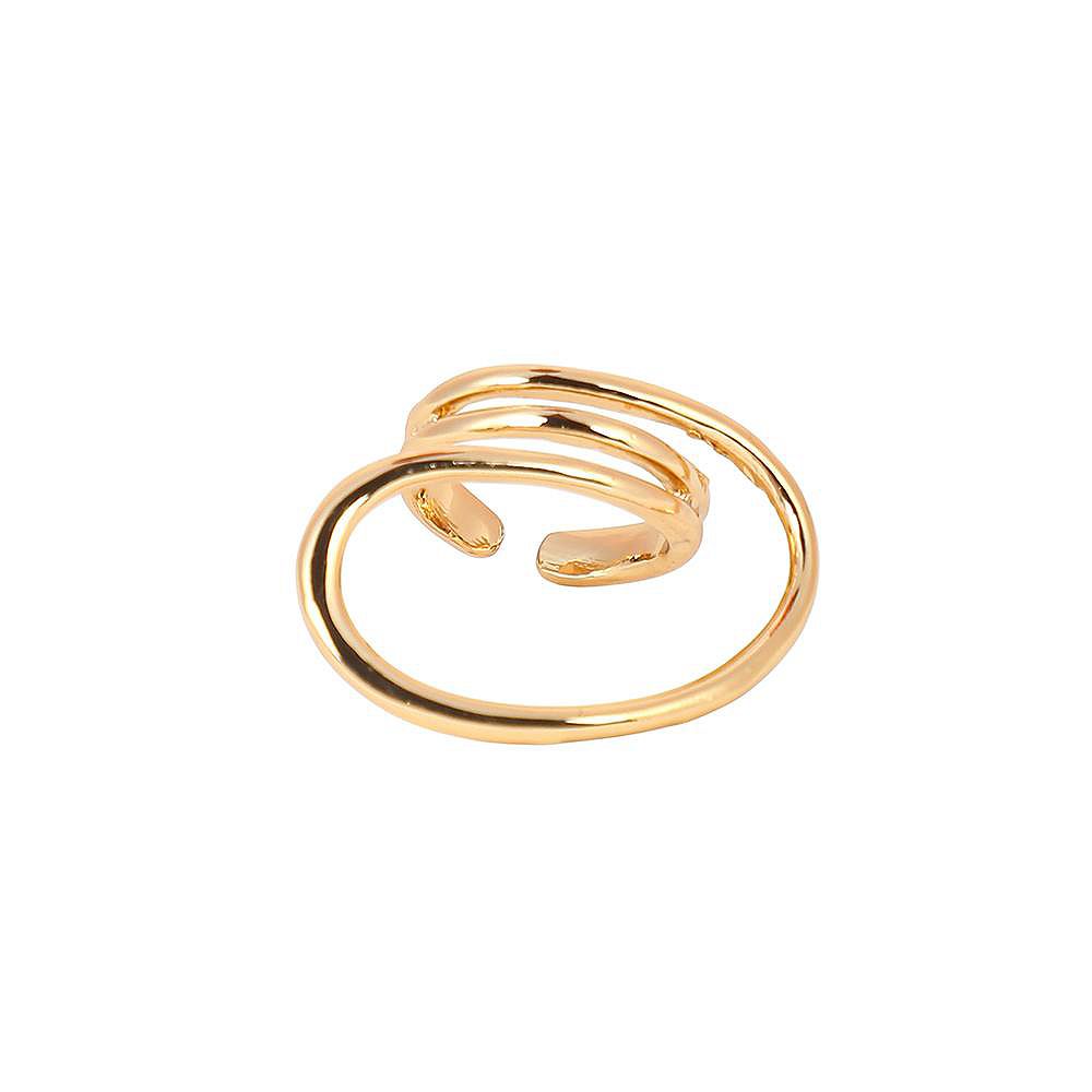 SOHI Women's The Wrap-Line Statement Ring