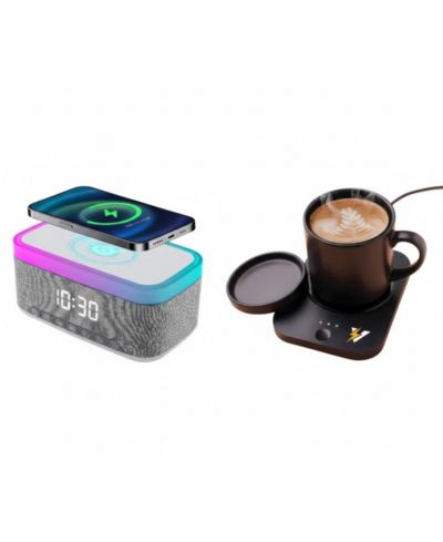 Pursonic Sip & Charge 2-in-1 Wireless Charger for Qi-Compatible Smartphones