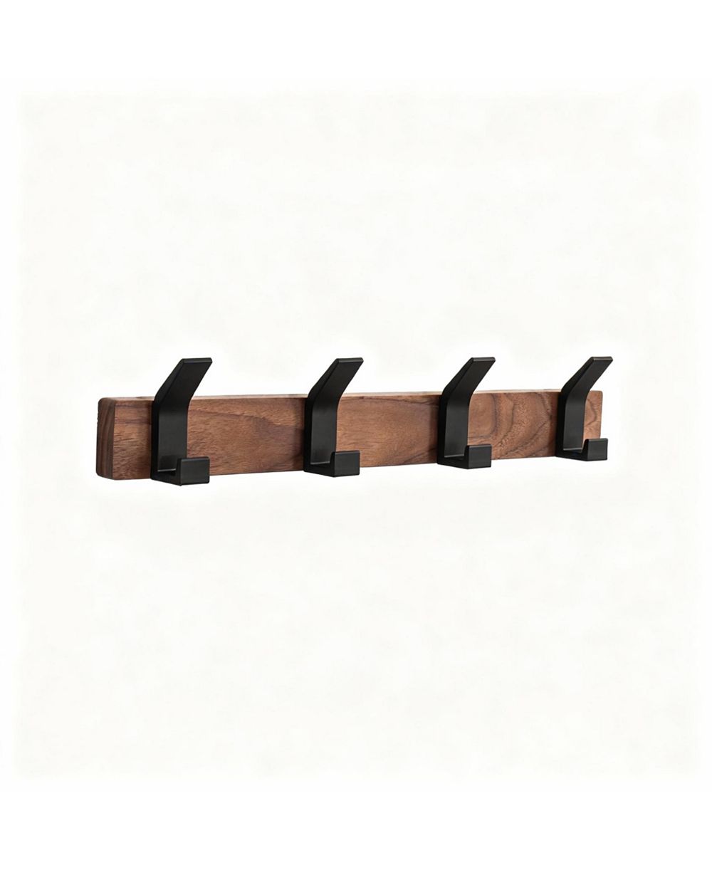 Вешалка YIGII Walnut Wood & Aluminum