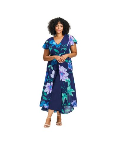 Navy floral