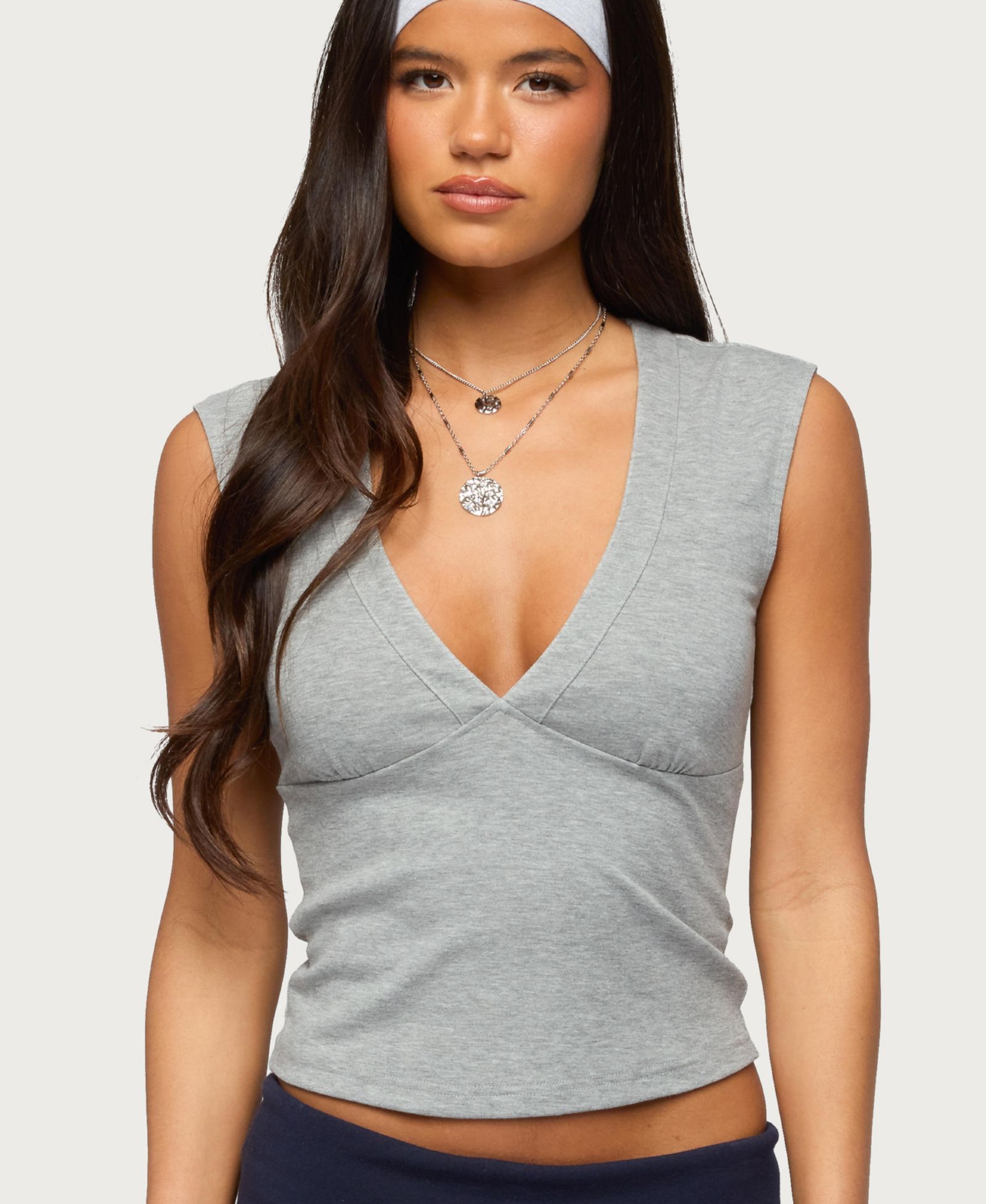 Edikted Women's Balentina V Neck Tank Top