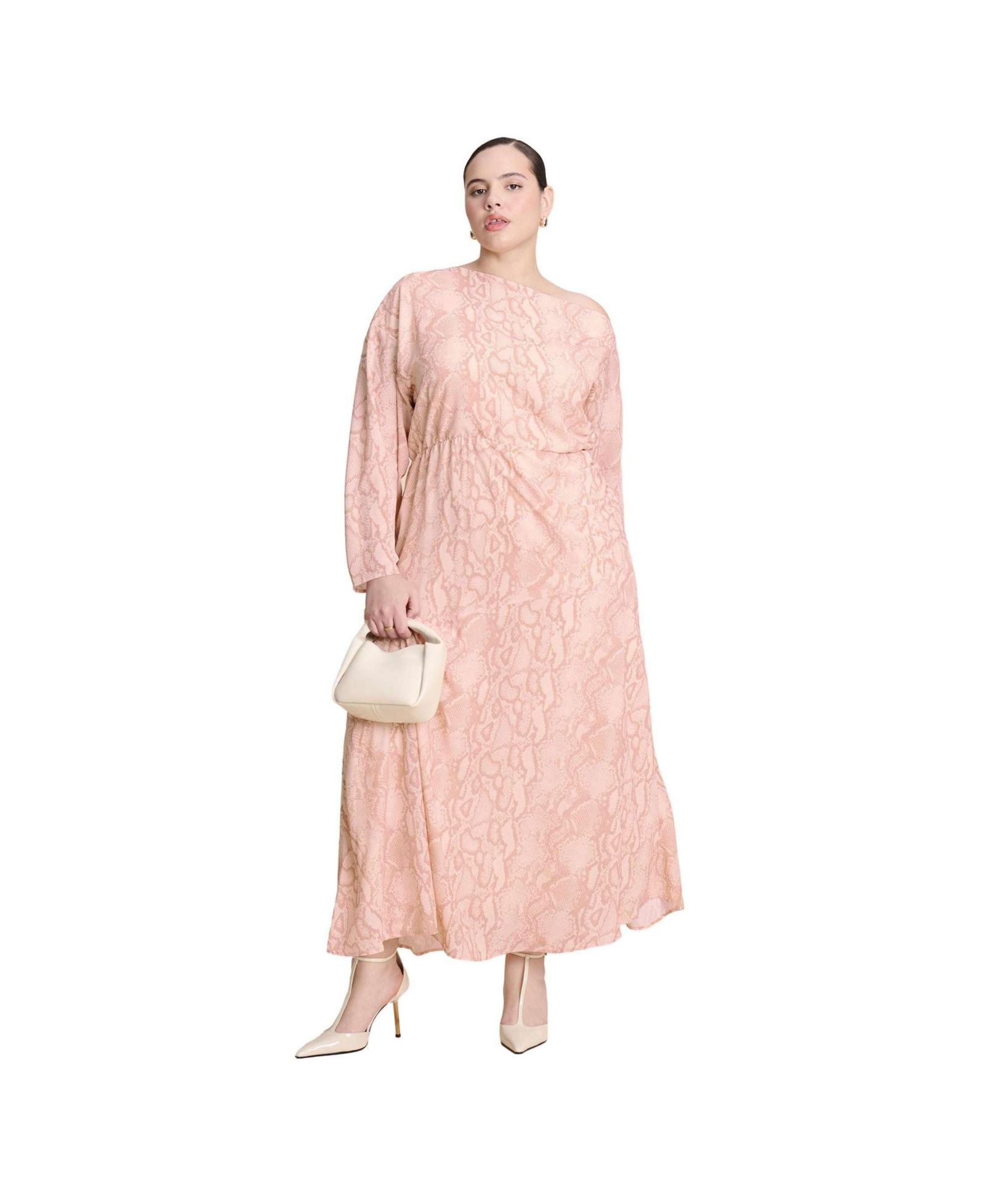 Женское платье ELOQUII Women's One Shoulder Asym Dress