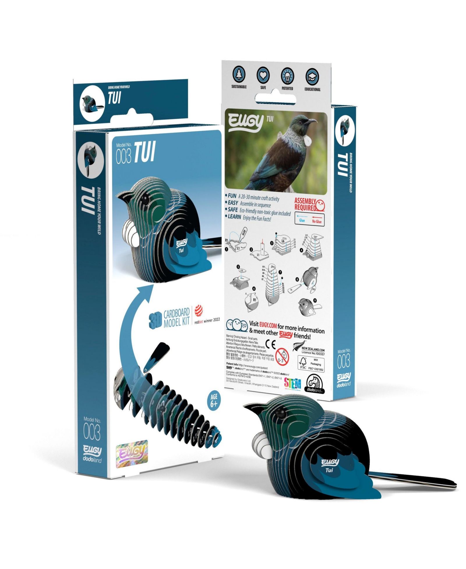 Eugy Tui 3D пазл