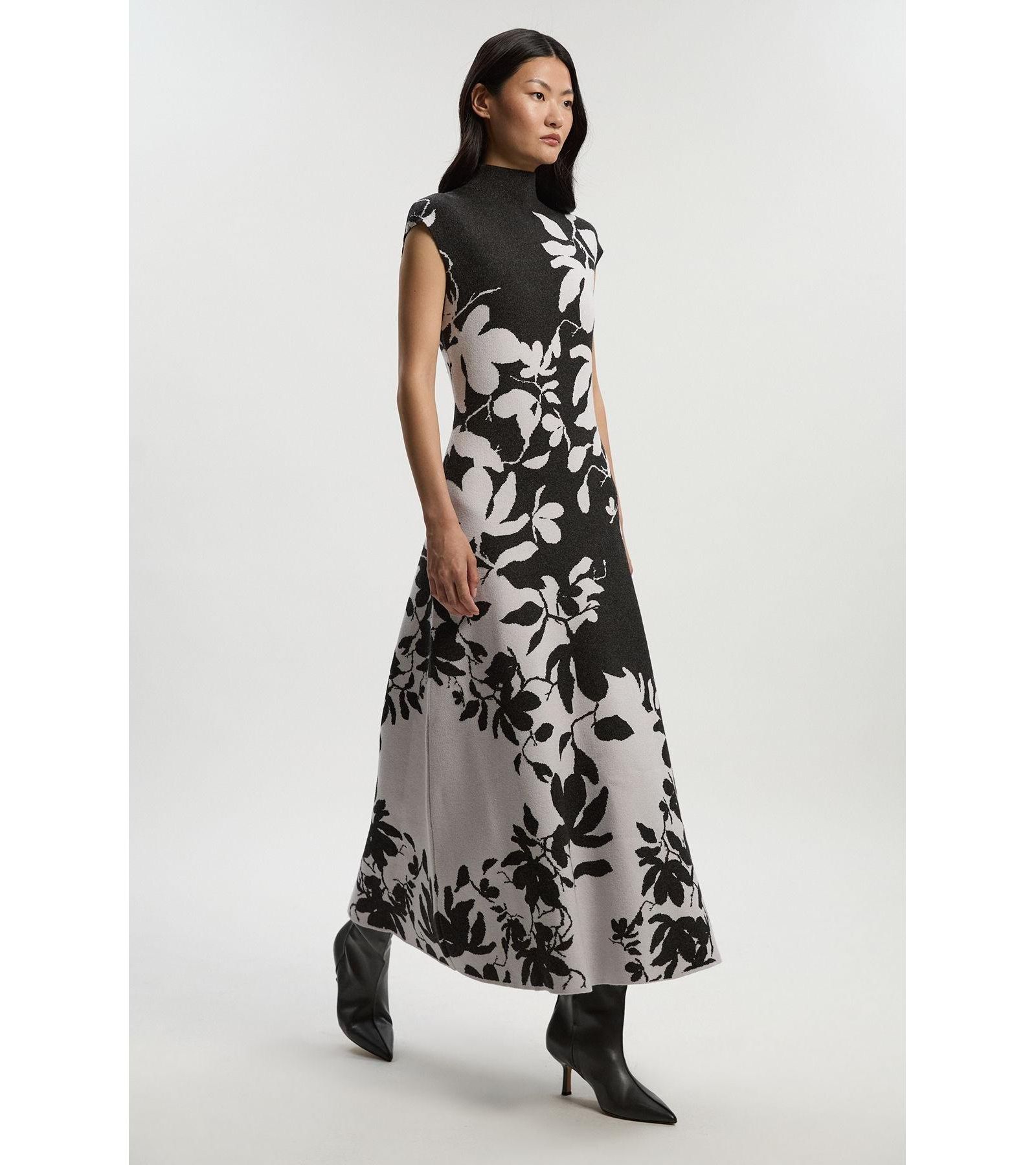 Karen Millen Женское платье макси с цветочным принтом