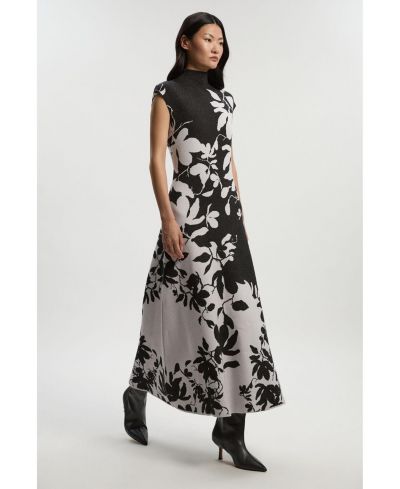 Karen Millen Женское платье макси с цветочным принтом