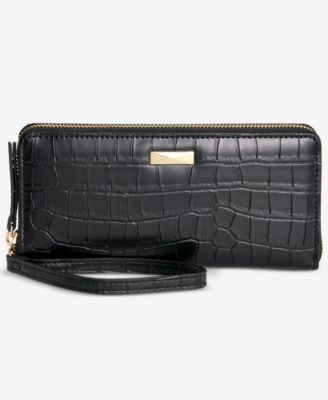 I.N.C. International Concepts Hazell Croco-Embossed Zip Around Wallet, Macy's Exclusive
