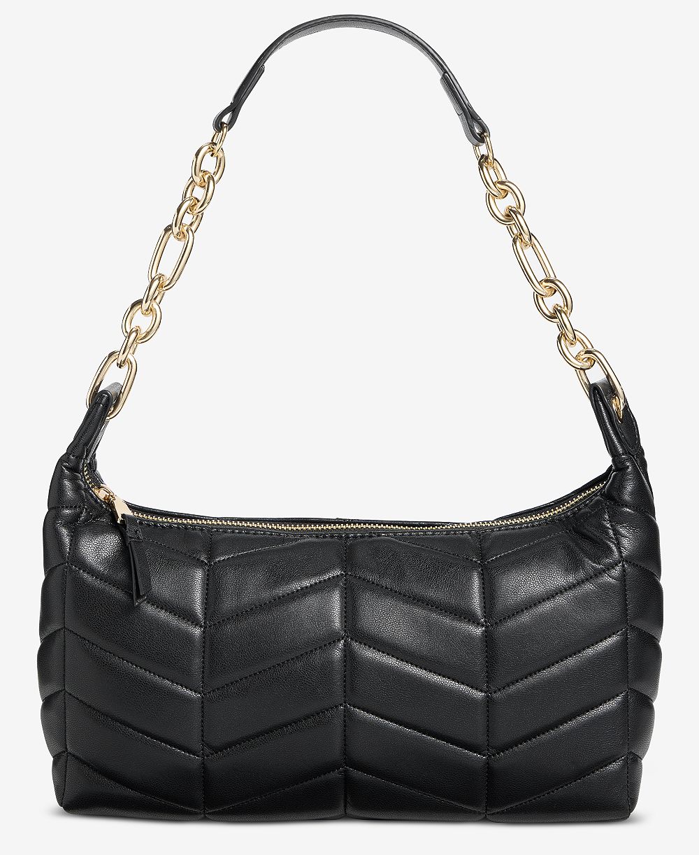 I.N.C. International Concepts Ckianna Solid Quilted Shoulder Bag, Macy's Exclusive