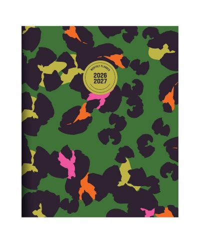 TF Publishing Paper Goods July 2026 - June 2027 Lucky Leopard Large Monthly Planner