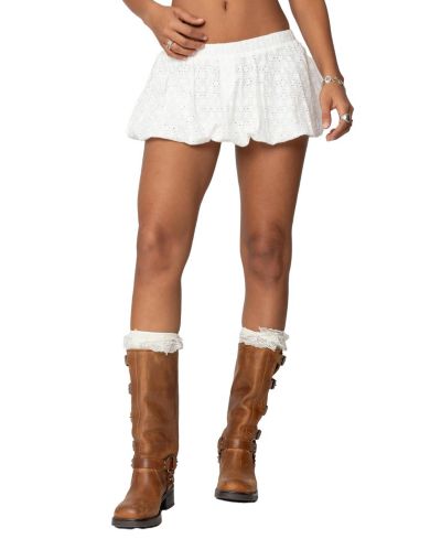 Женская мини-юбка Edikted Livvie с вышивкой eyelet
