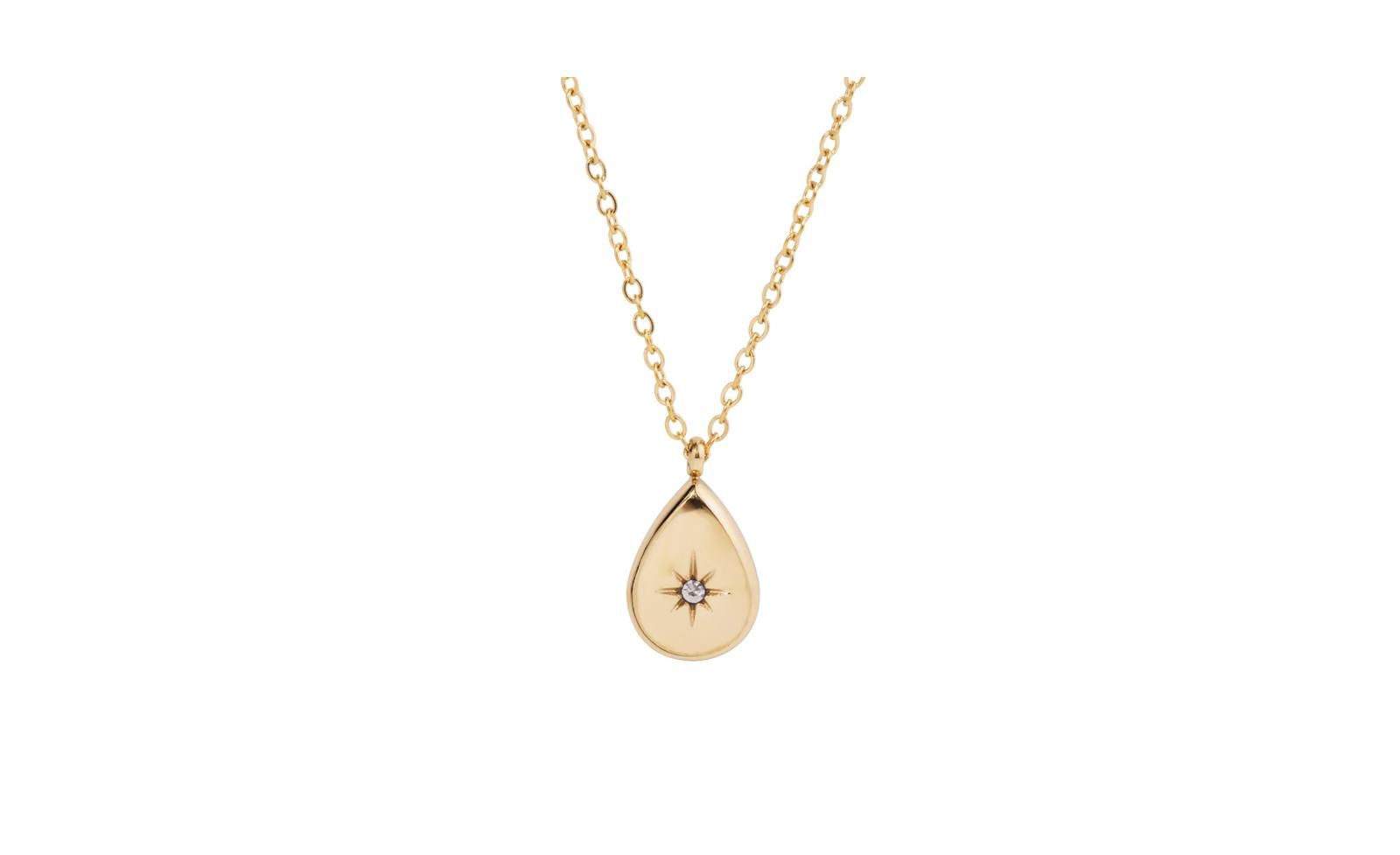 Подвеска-кулон Little Sky Stone Gold Teardrop