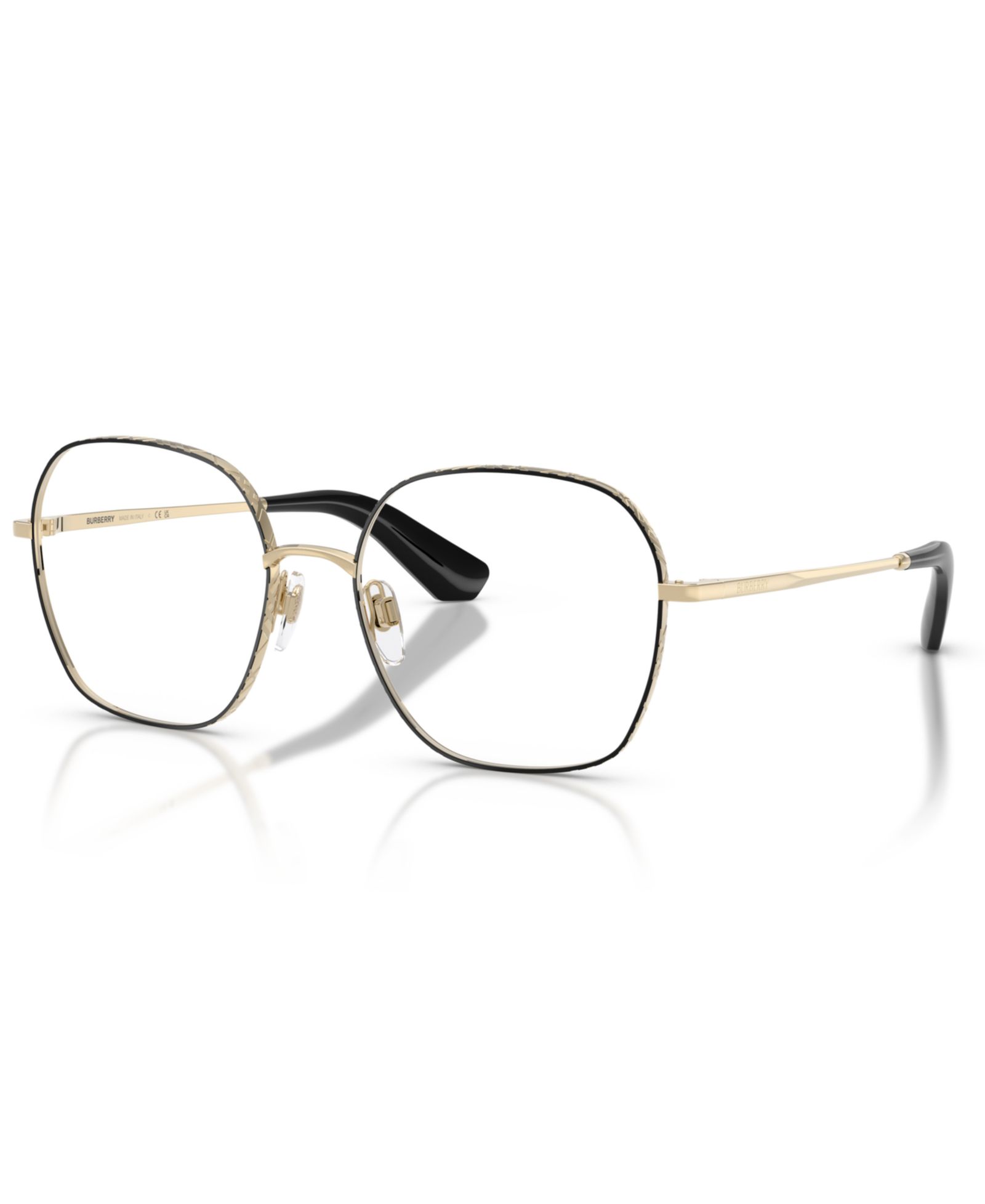 Очки в металлической оправе Burberry Woman Square BE1399
