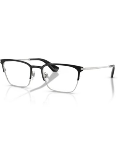 Мужские прямоугольные металлические очки Burberry BE1401