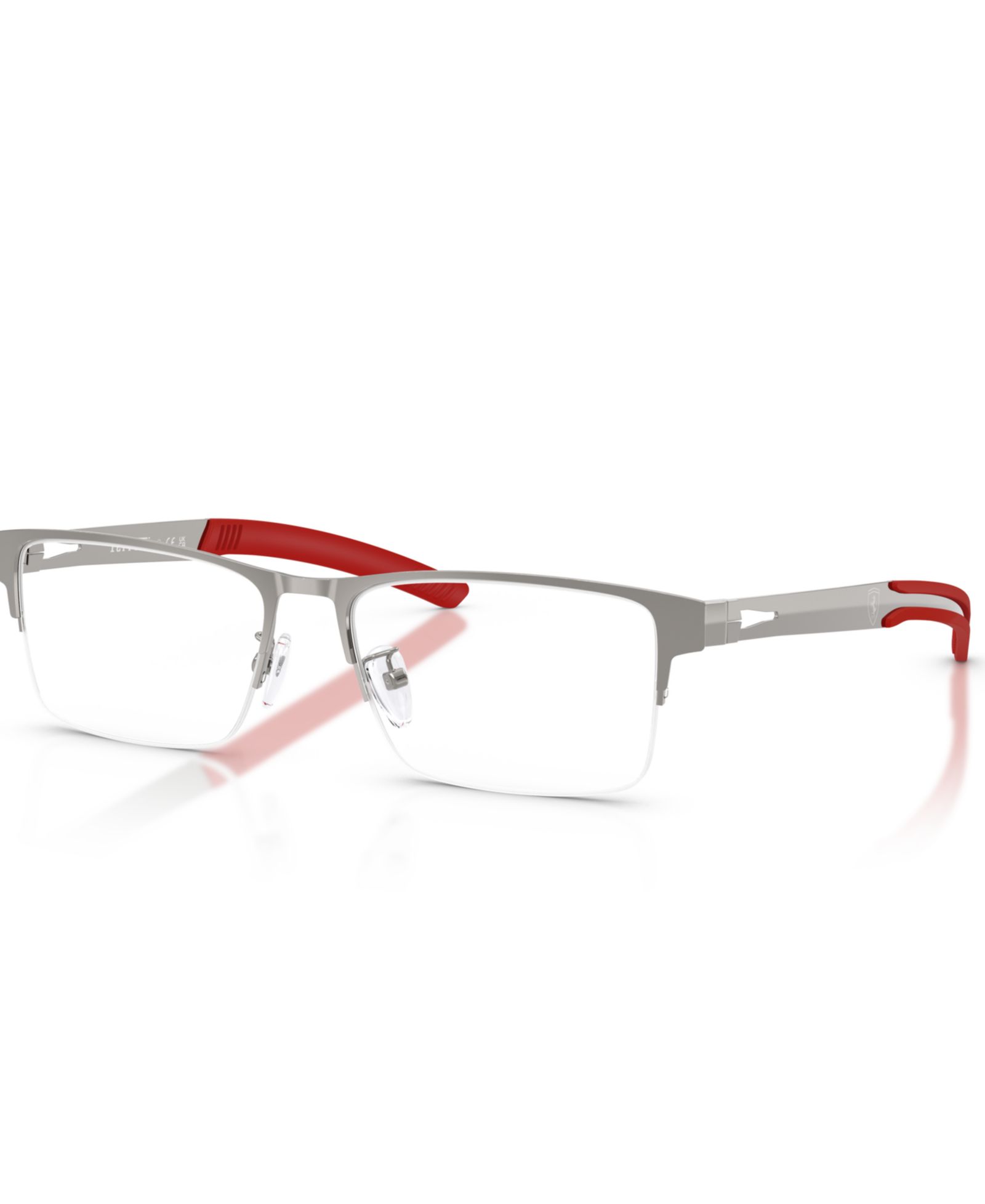 Scuderia Ferrari Man Rectangle Metal FZ7017D Eyeglasses