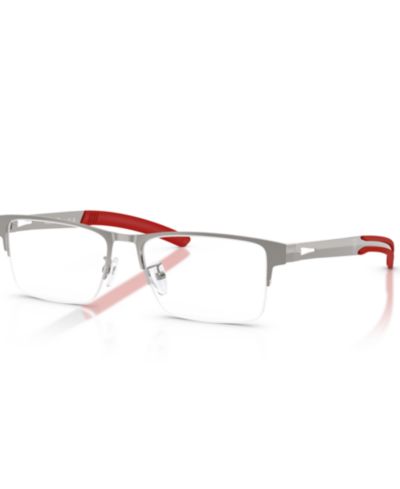 Scuderia Ferrari Man Rectangle Metal FZ7017D Eyeglasses