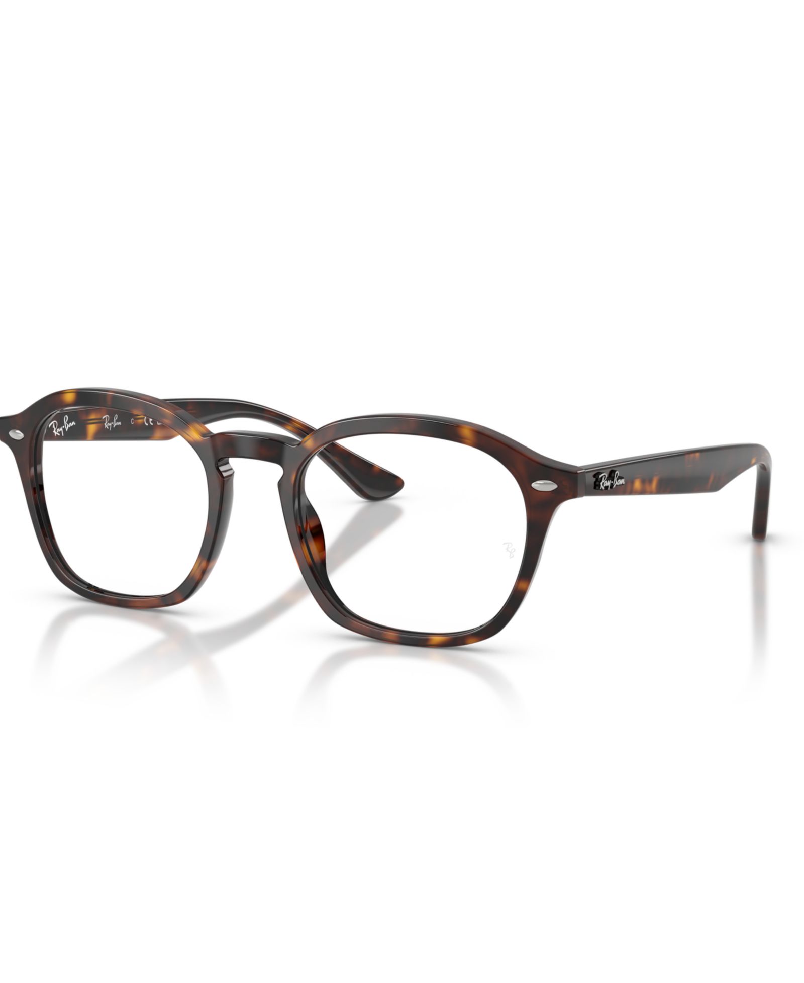Ray-Ban Unisex Square Plastic RB5451 Optics Eyeglasses