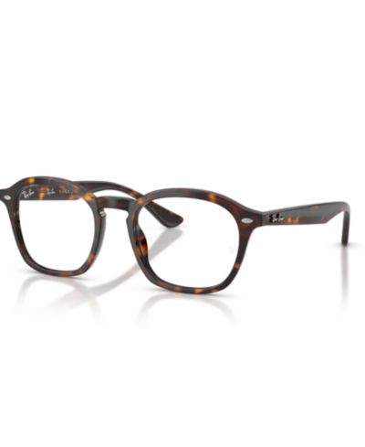 Ray-Ban Unisex Square Plastic RB5451 Optics Eyeglasses