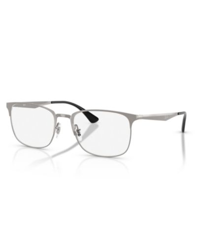 Ray-Ban очки квадратные металлические Unisex RB6421 Optics