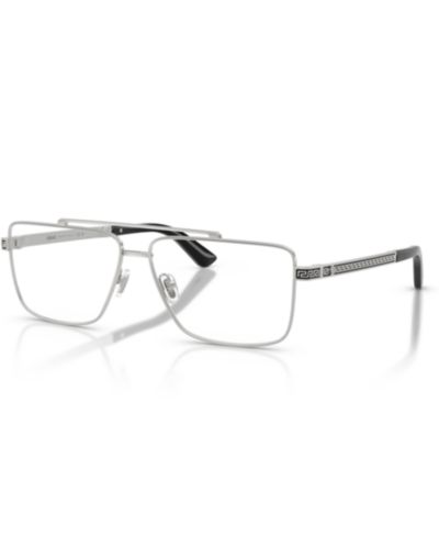 Versace Man прямоугольные металлические очки VE1315
