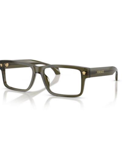 Versace Man Rectangle Plastic VE3391U Eyeglasses