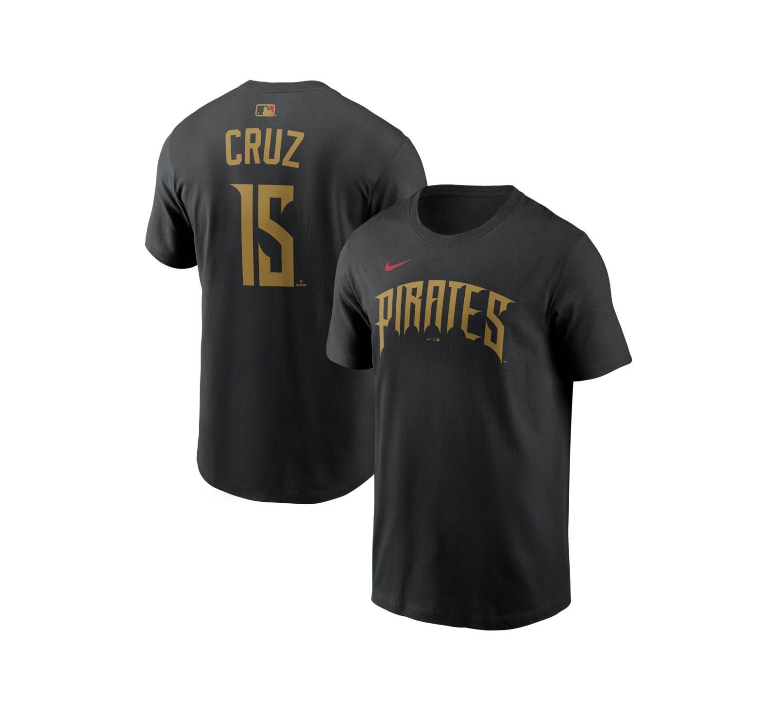 Nike Men's Oneil Cruz Black Pittsburgh Pirates 2026 City Connect Name & Number T-Shirt