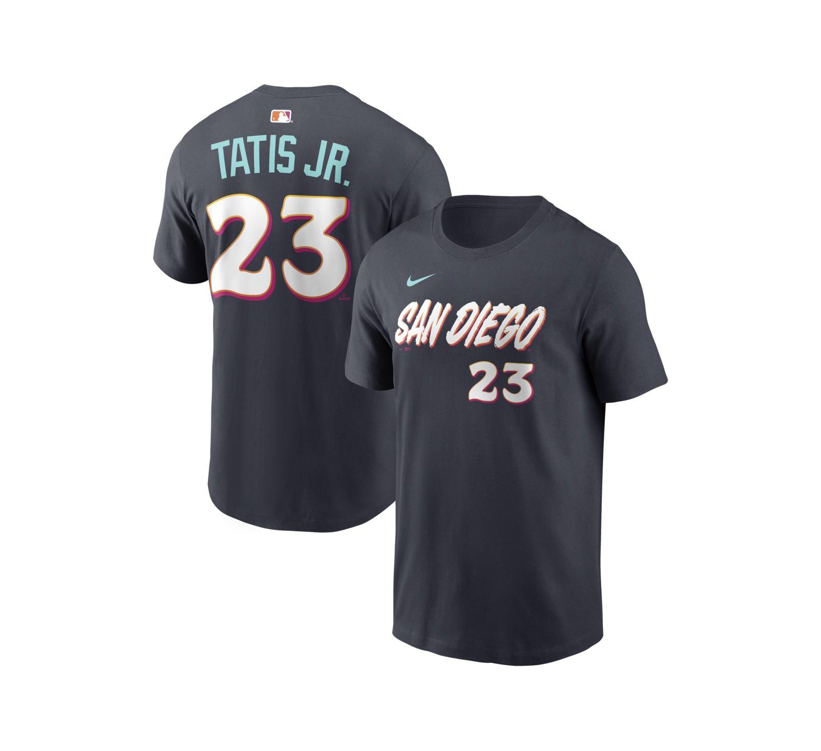 Nike Men's Fernando Tatis Jr. Black San Diego Padres 2026 City Connect Name & Number T-Shirt