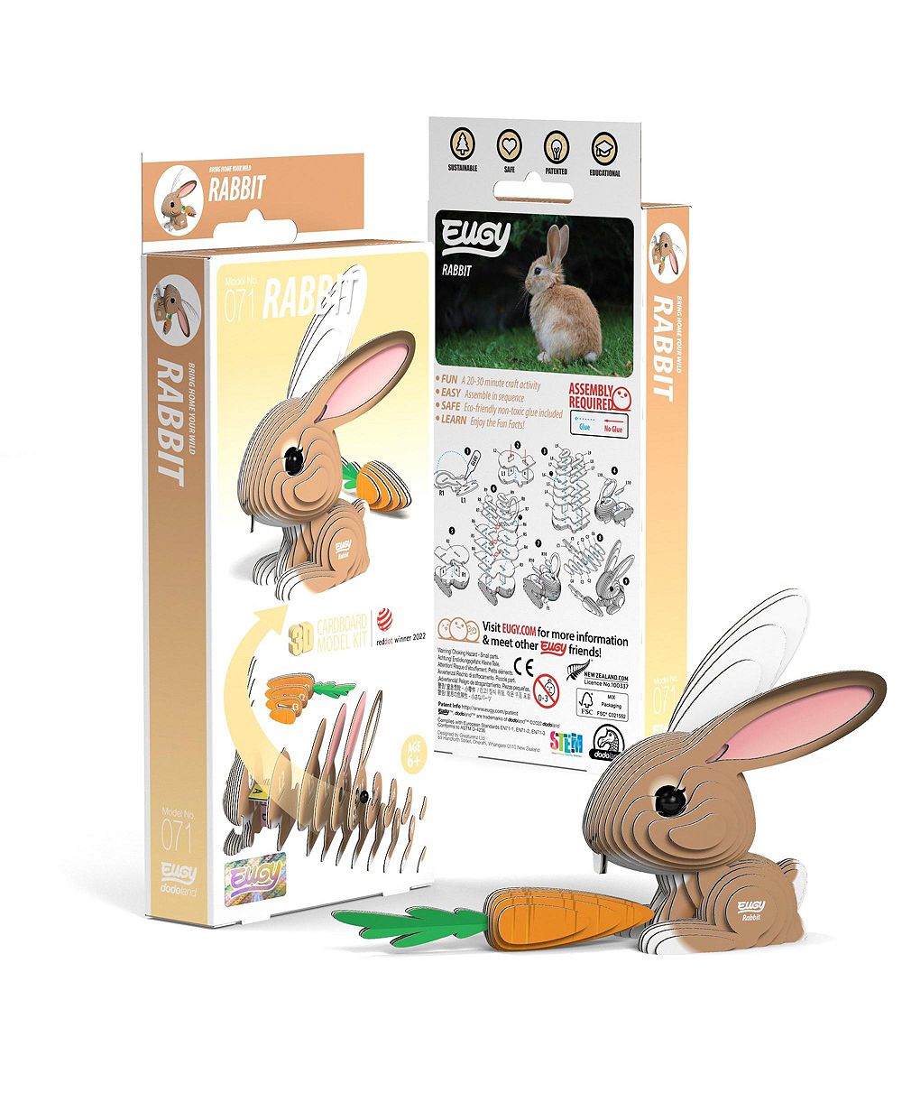 EUGY Rabbit 3D пазл