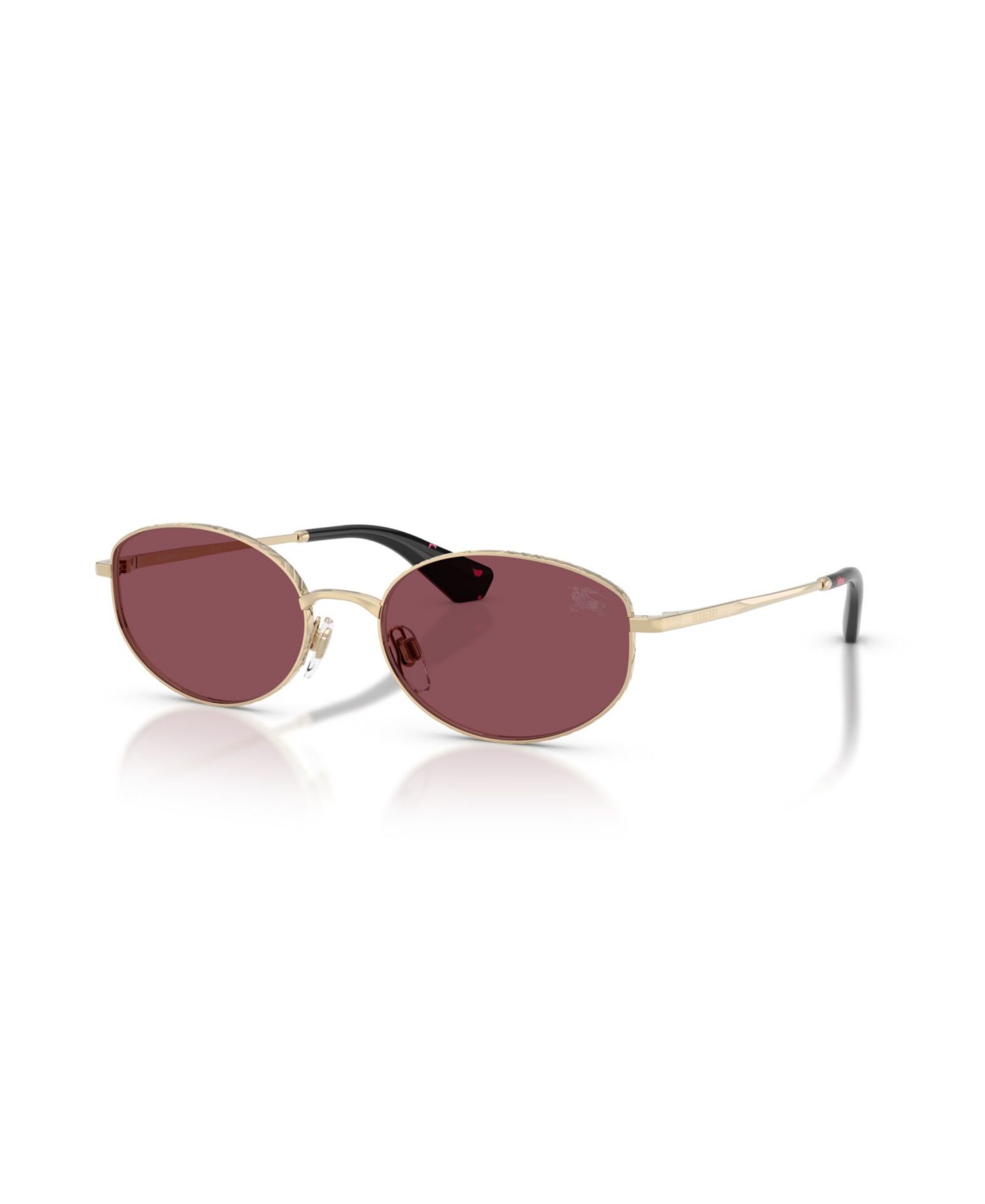 Burberry Women's Oval Polarized Sunglasses, BE3169