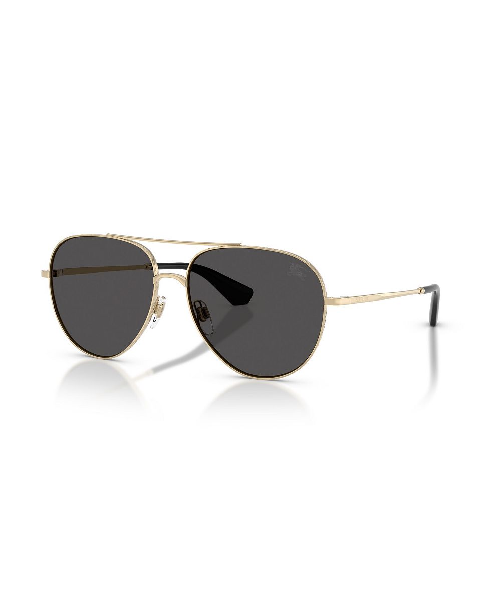 Burberry Aviator Metal Sunglasses BE3172