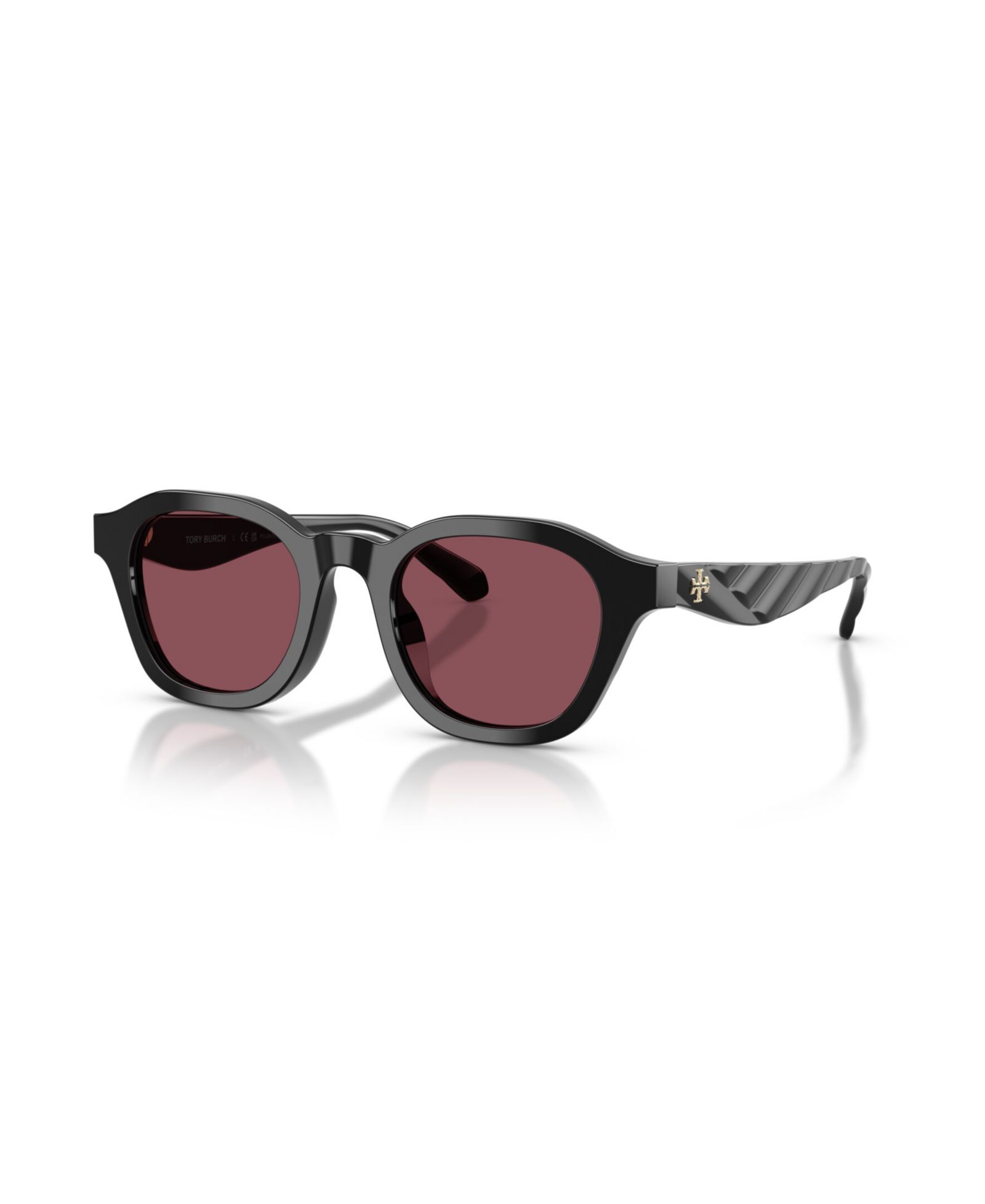 Tory Burch Women's Round Polarized Sunglasses, TY7235D