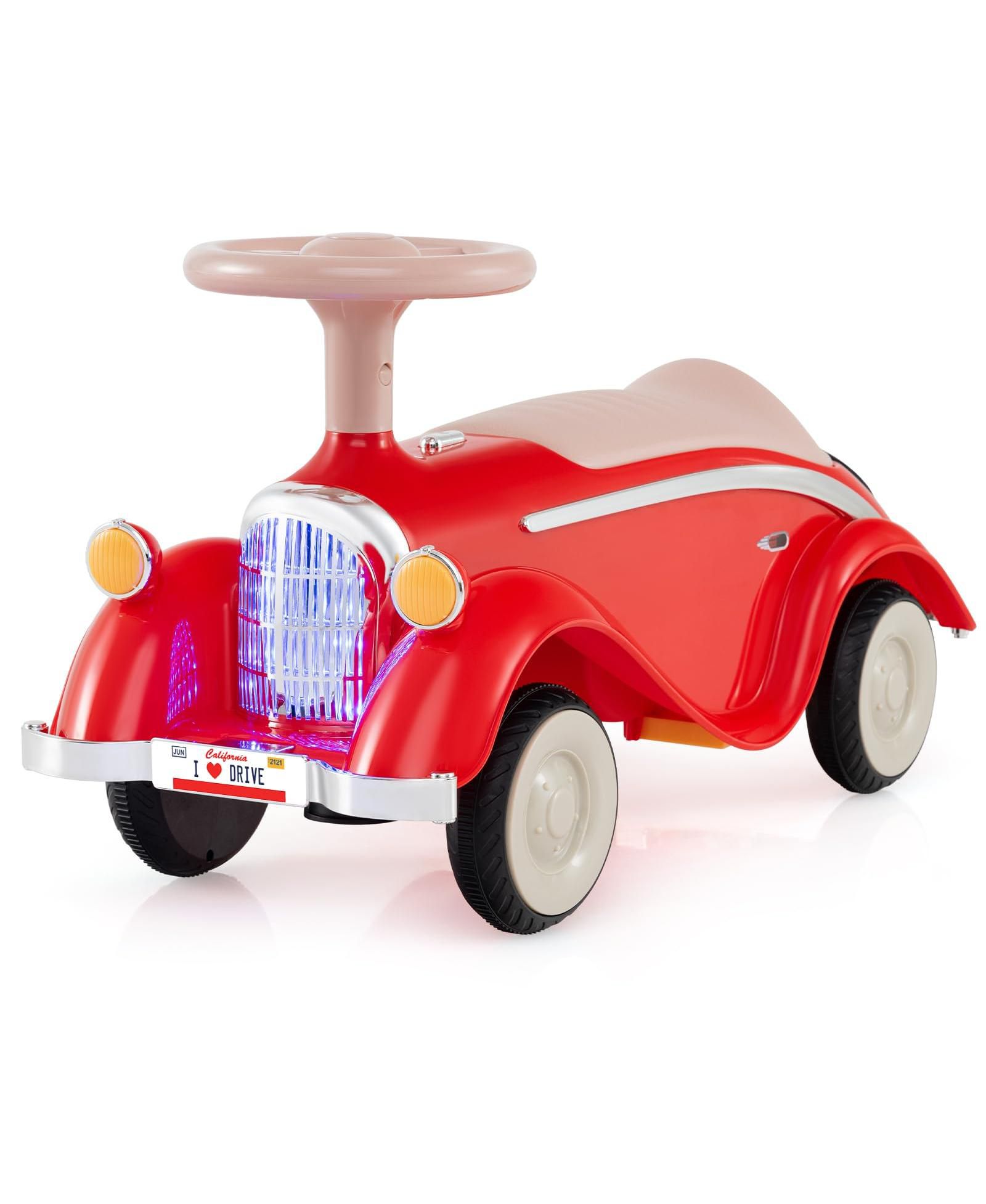 Игрушка Mecale Toddler Ride on Classic Sliding Car с Horn и LED Headlight