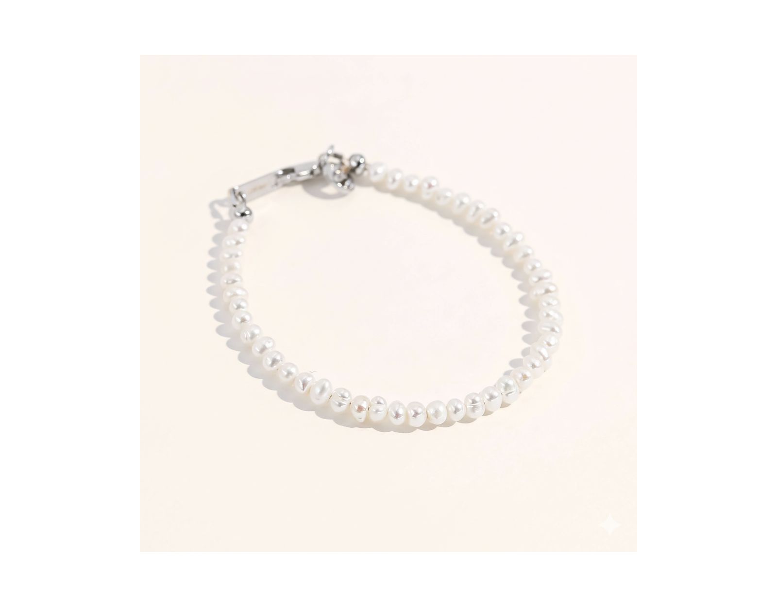 Joey Baby Минималистичный браслет с жемчугом Freshwater