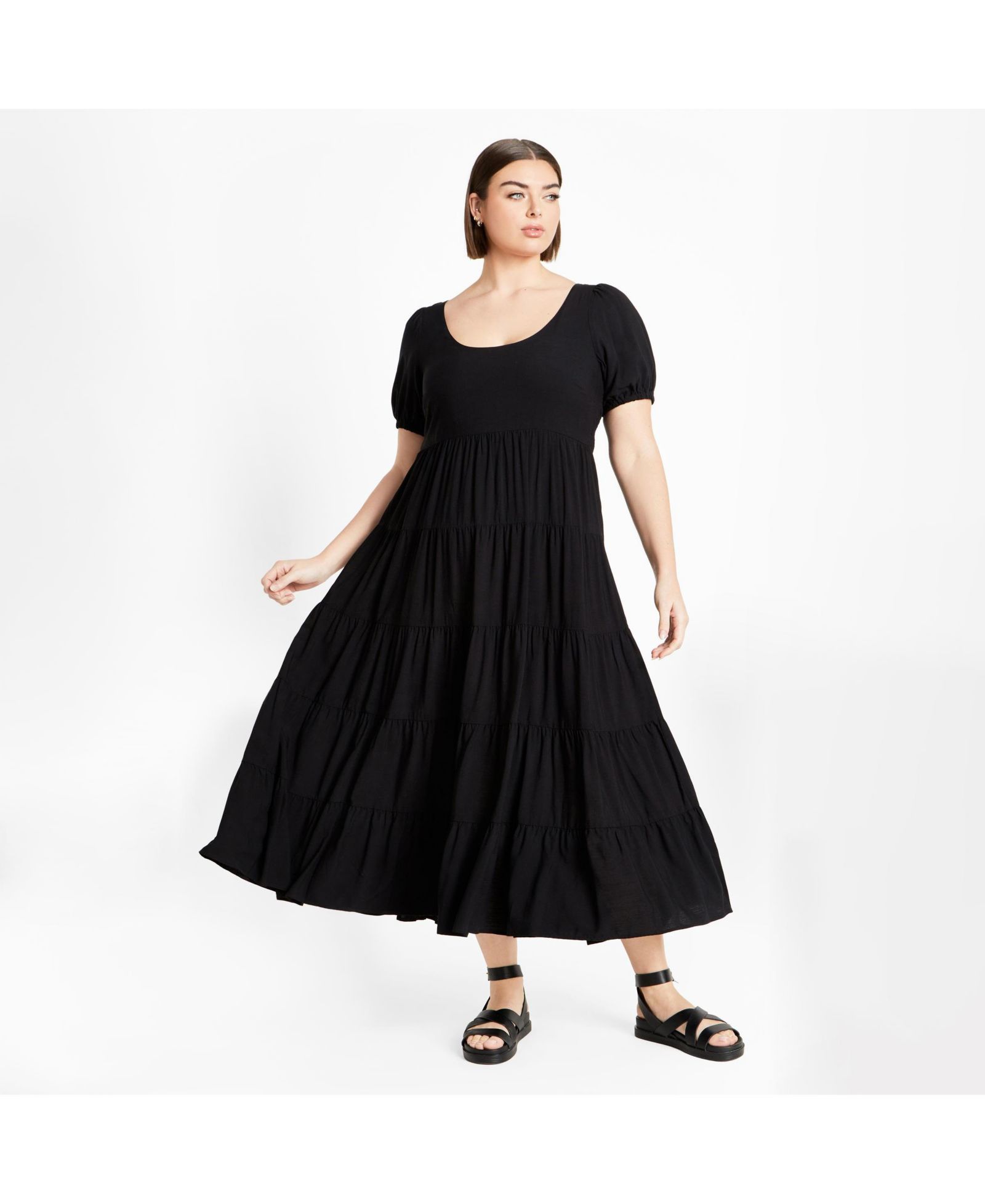 Женское платье Plus Size CITY CHIC Mila Plain