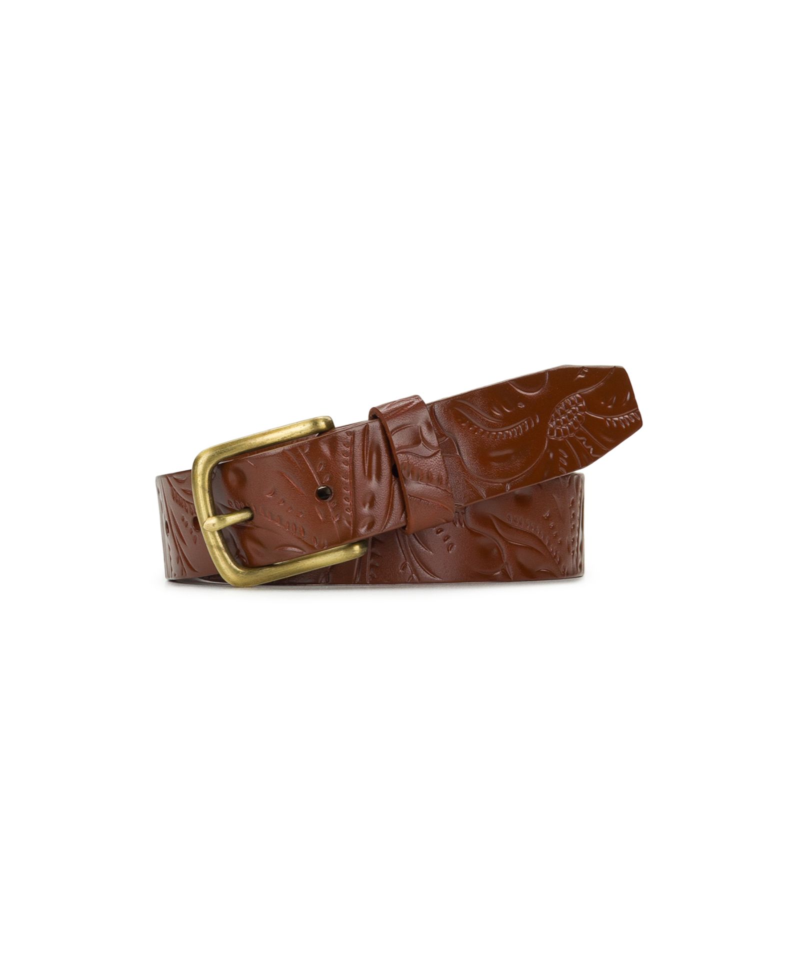 Patricia Nash Pelosa Leather Tooled Belt
