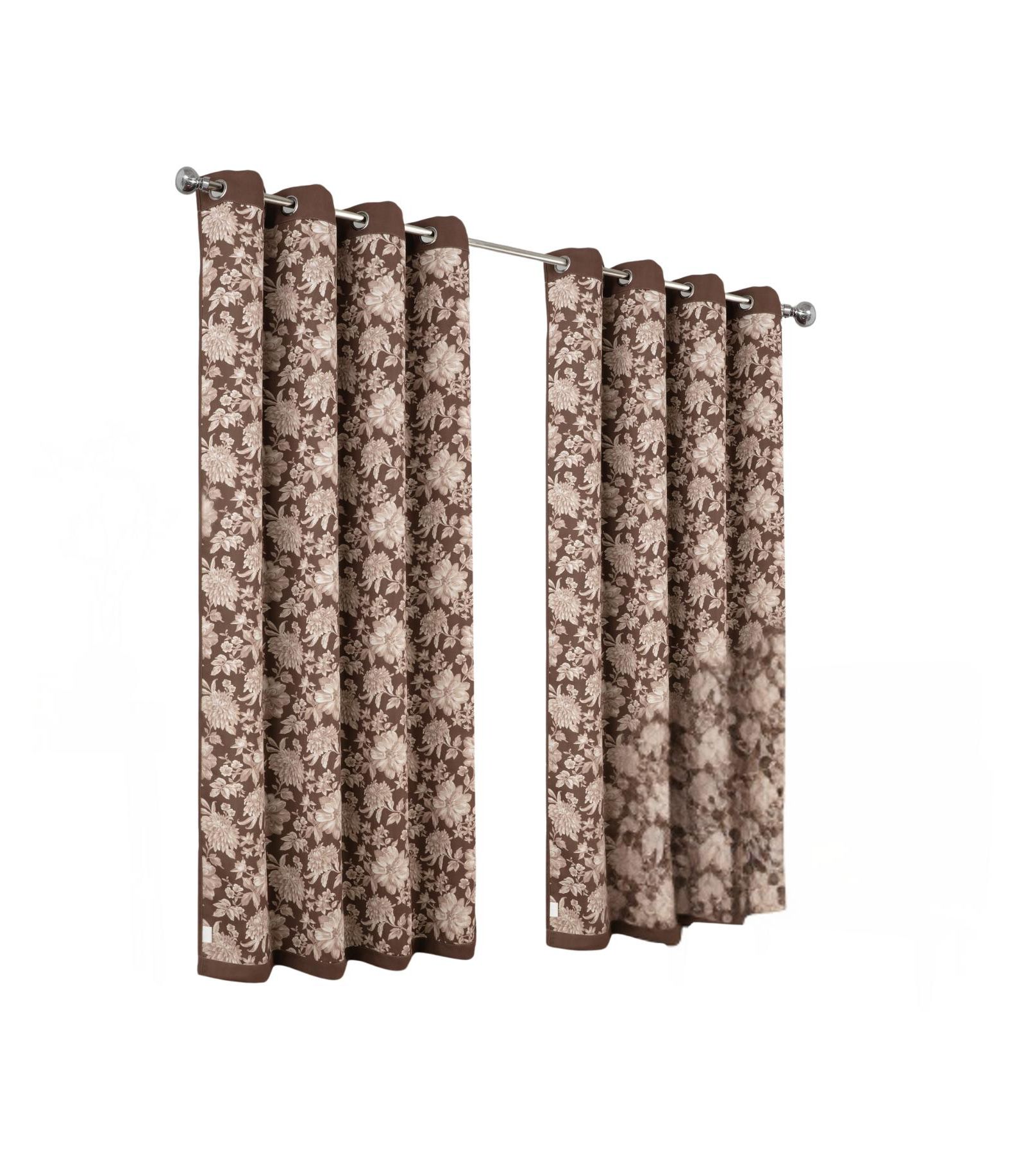 Olivia Gray штора блэкаут с люверсами Eloise 100% Polyester 190 GSM, двусторонняя, черная
