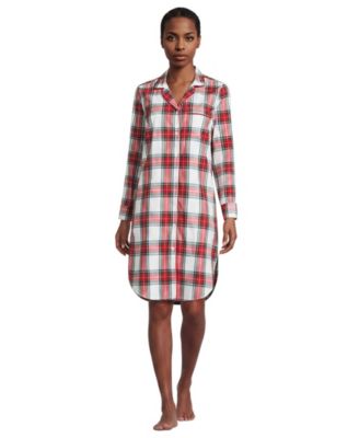 Ivory/compass red multi plaid
