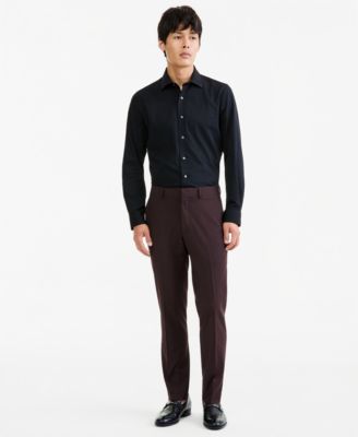 Kenneth Cole Reaction Мужские брюки Slim-Fit Techni-Cole