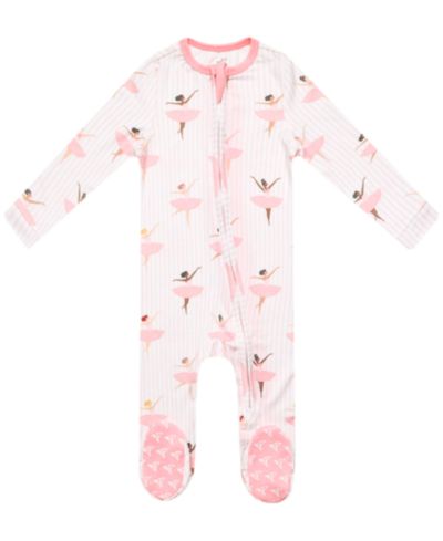 Copper Pearl Baby Girls' Katerina Zip-Up Footie
