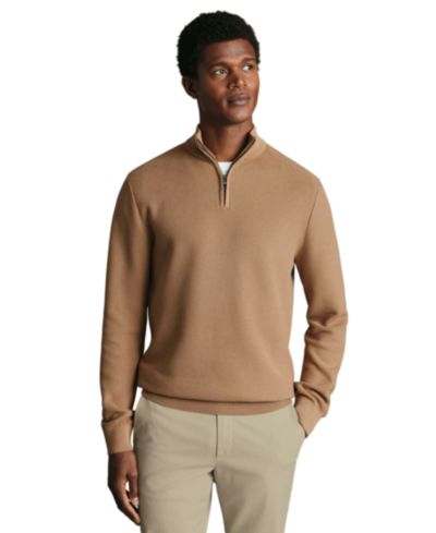 Мужской вязаный свитер Charles Tyrwhitt Honeycomb Regular-Fit Knit