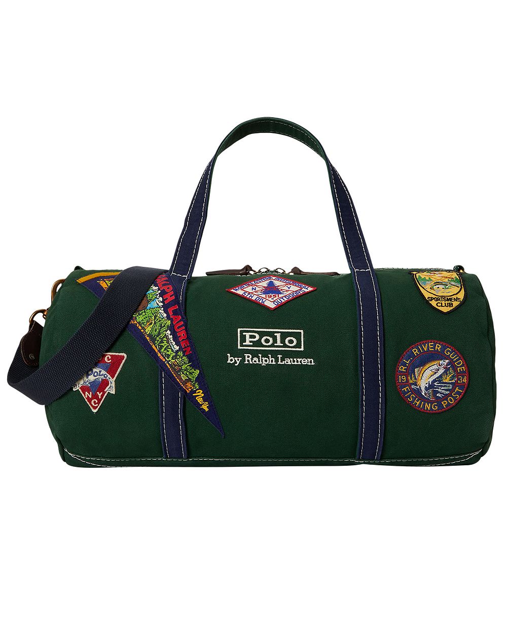 Polo Ralph Lauren Logo-Patch Canvas Duffel