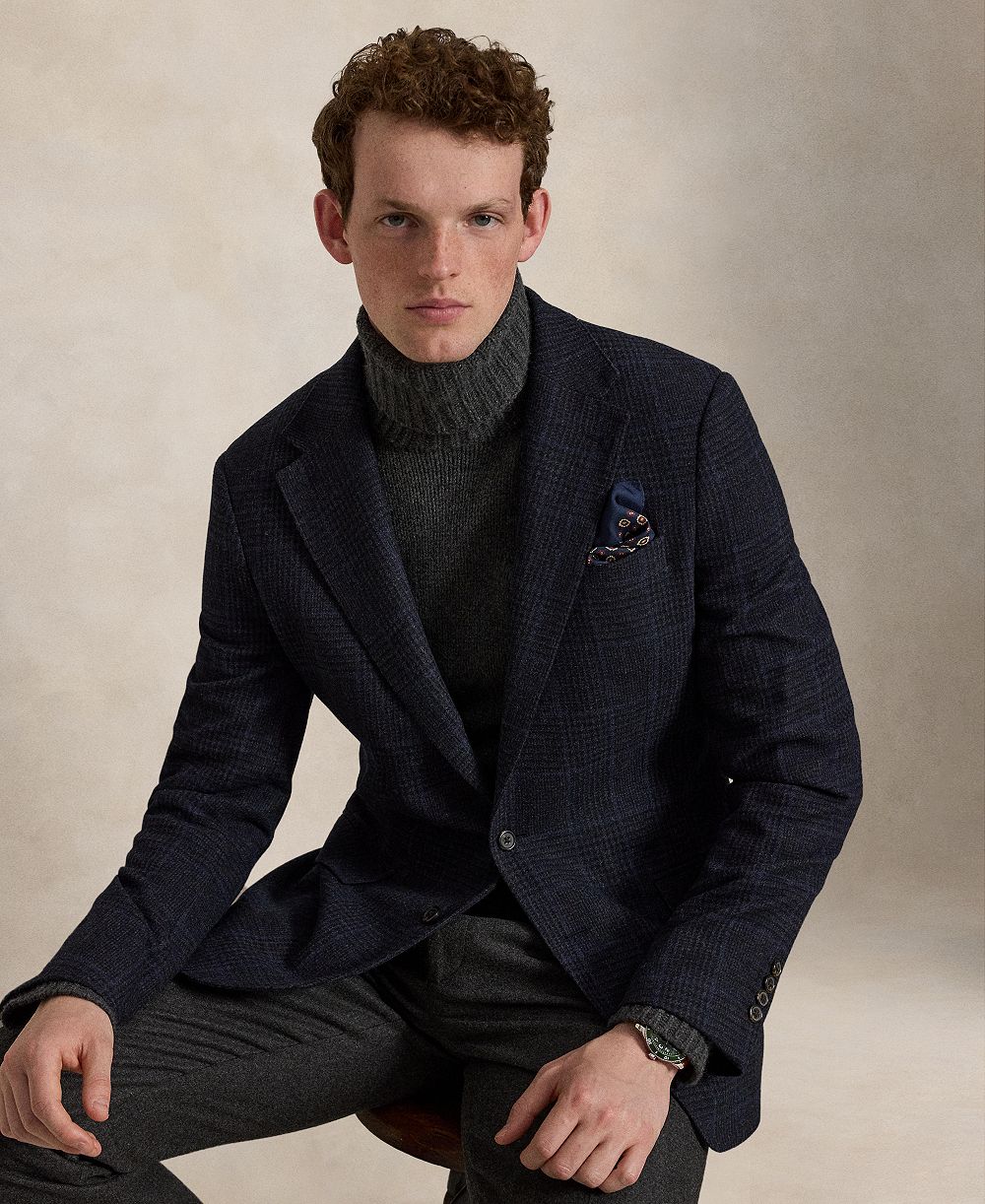Мужской спортивный пиджак Polo Ralph Lauren Modern-Fit Glen Plaid