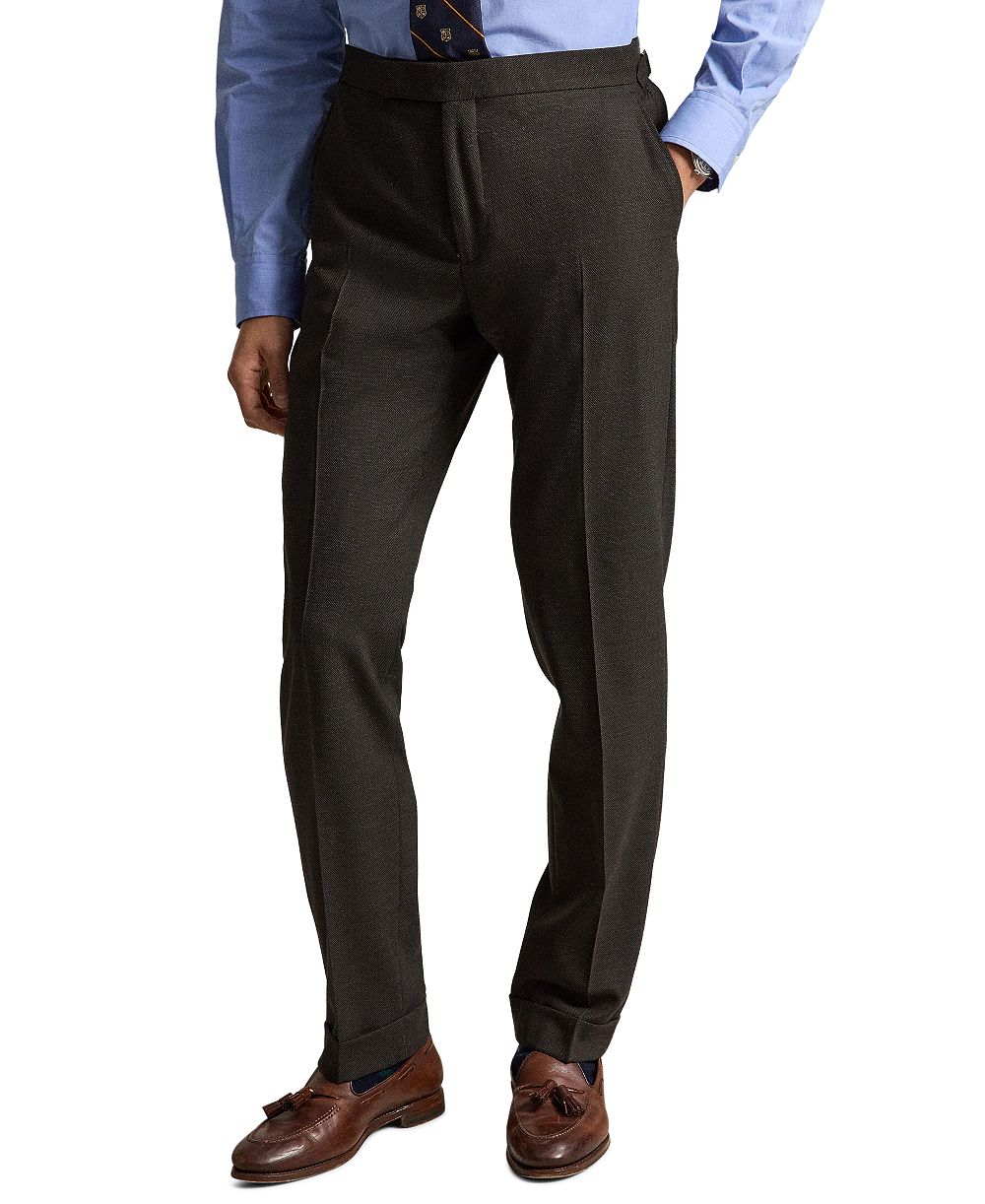 Polo Ralph Lauren Men's Wool-Blend Birdseye Stretch Suit Pants