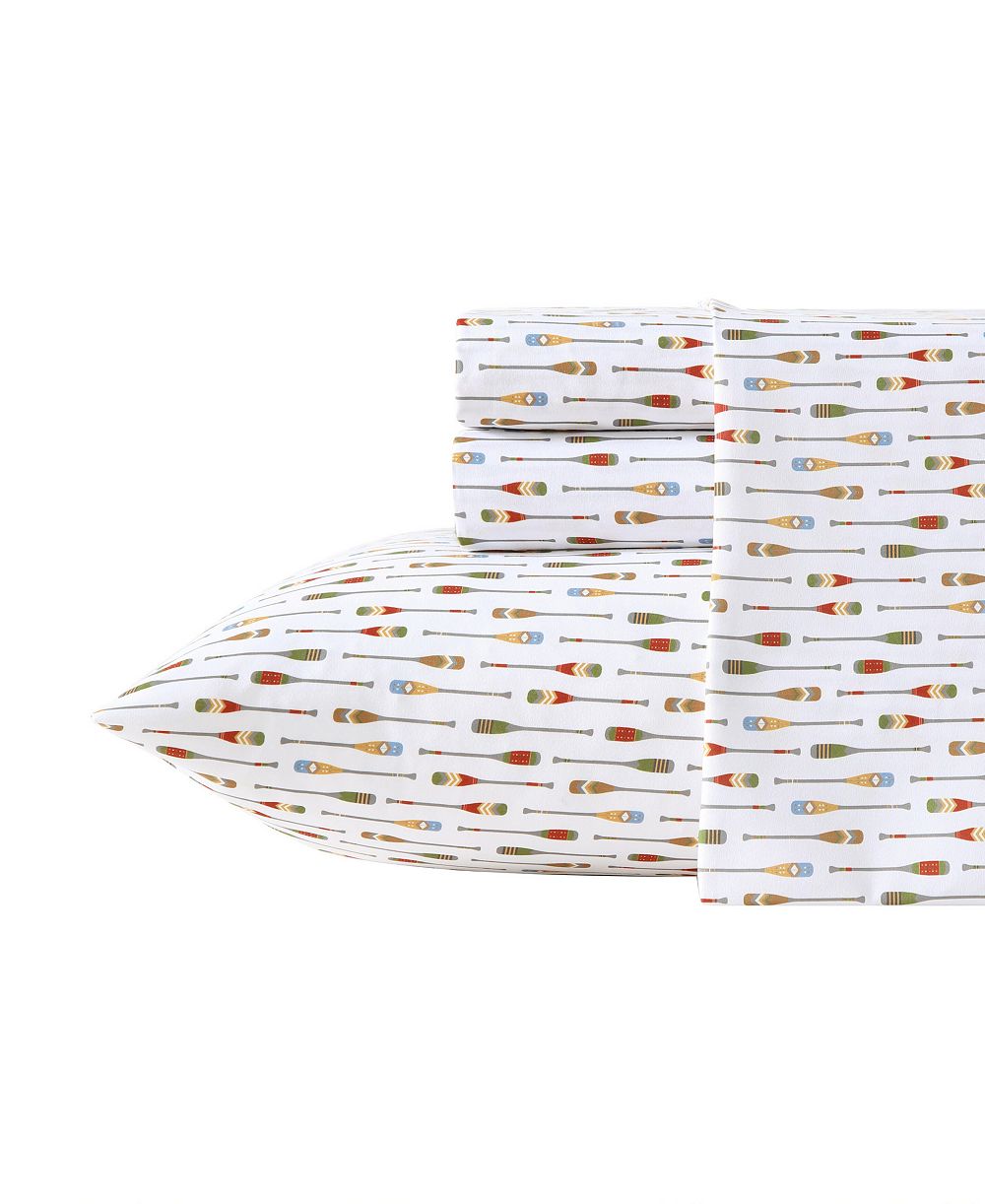 Комплект из 4 простыней Eddie Bauer Canoe Lake Paddle Microfiber Queen