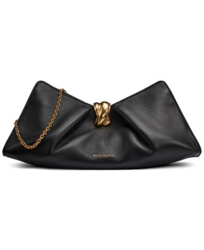 Клатч Donna Karan New York из кашемира и кожи