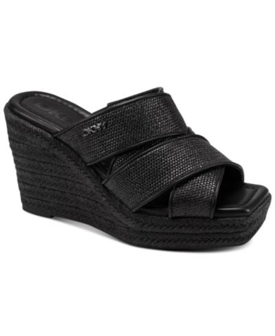 DKNY Женские сандалии на танкетке Cresson Slip-On